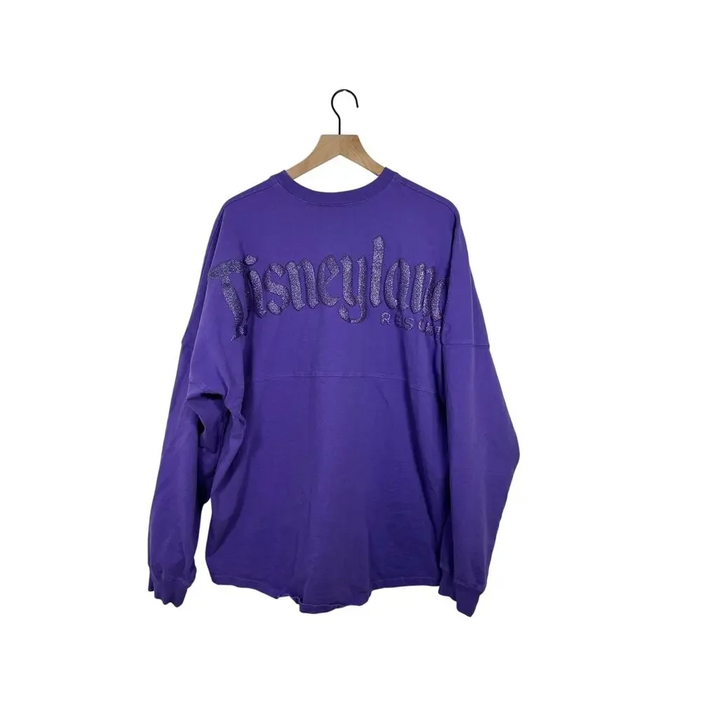 Disney Parks Spirit Jersey Purple Potion Sparkle oversized Women’s Size XL - Picture 2 of 8